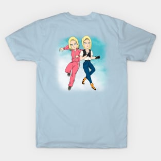 Android 18 - Then and Now T-Shirt